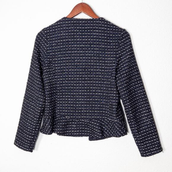 Dolan Women’s Tweed Jacket Old Money Office Siren Quiet Luxury Tailored Fit S - Picture 2 of 11